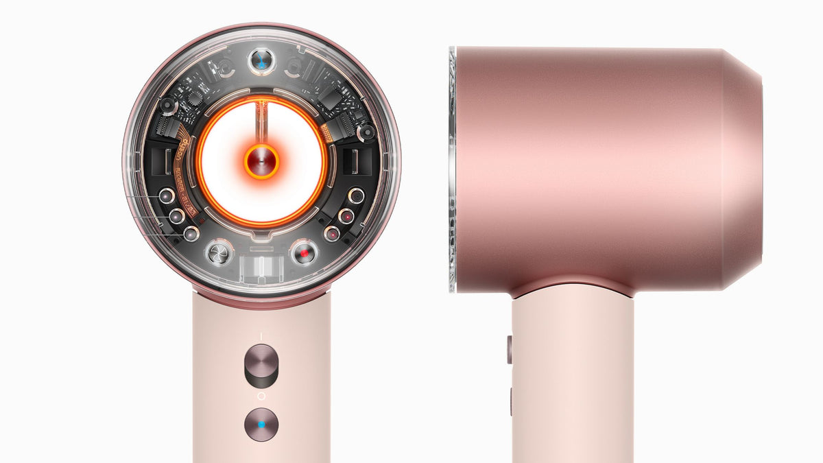 Asciugacapelli Dyson Supersonic Nural™ – Capelli lisci (Rosa cipria/Oro rosa)