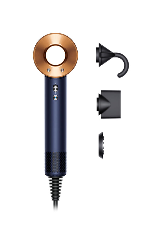 Asciugacapelli Dyson Supersonic™ – Capelli lisci (Blu di prussia/Rame