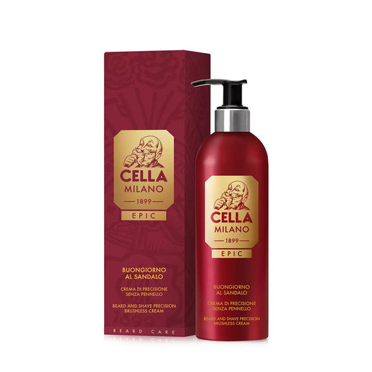 Cella Epic Crema di Precisione Senza Pennello Buongiorno al Sandalo 175ml