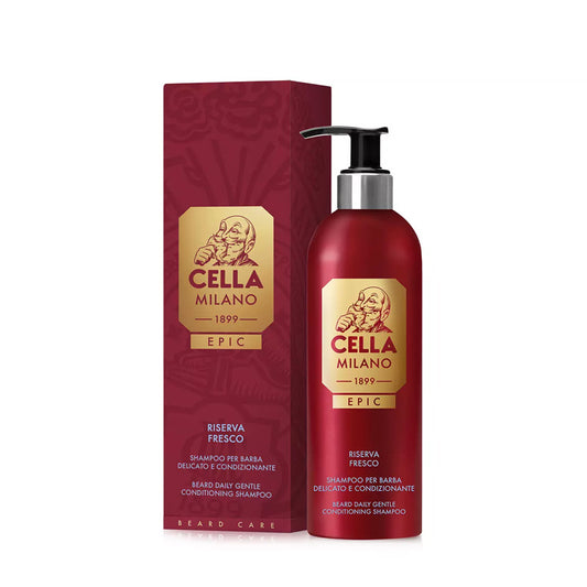 Cella Epic Shampoo per Barba Delicato Condizionante Riserva Fresco 175ml