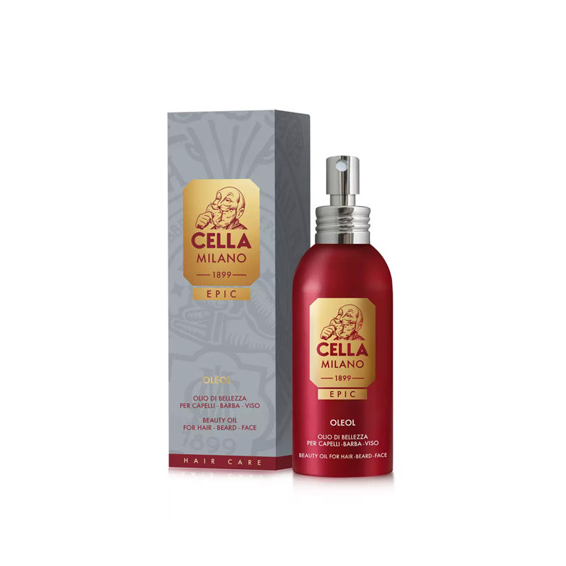 Cella Epic Oleol Olio di Bellezza per Capelli Barba Viso 50ml
