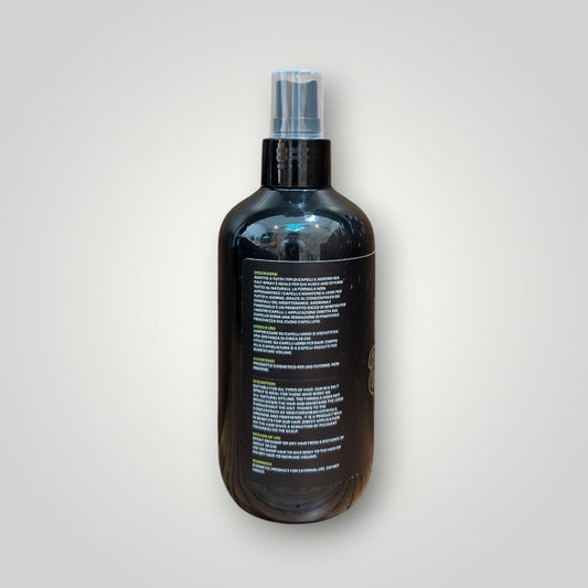 Kiss Me Darlin' Roma Sea Salt Spray for hair, 250ml bottle, creates textured beach waves with a matte finish.