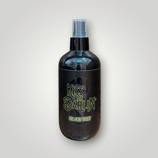 Kiss Me Darlin' Roma Sea Salt Spray for textured beach waves and volume. Lightweight, non-sticky formula.